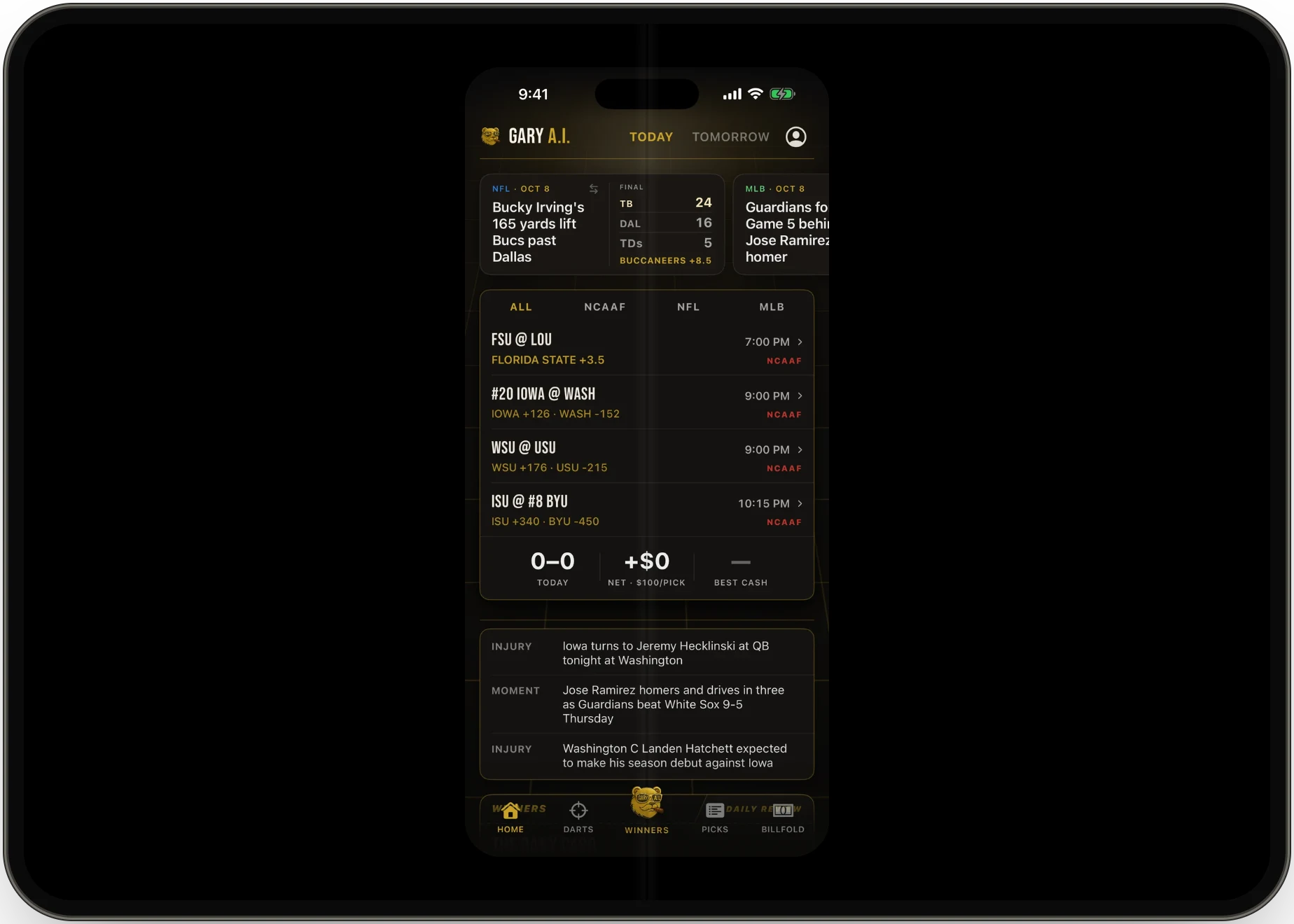 Gary's iPhone layout on iPhone Duo: a small window in the middle of the screen with black around it