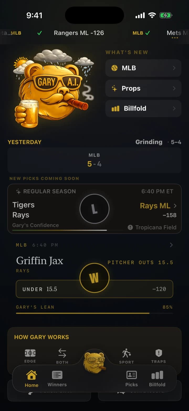 Gary.ai home screen